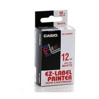 Casio XR-12WER1 標籤帶