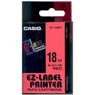 Casio XR-18RD1 標籤帶