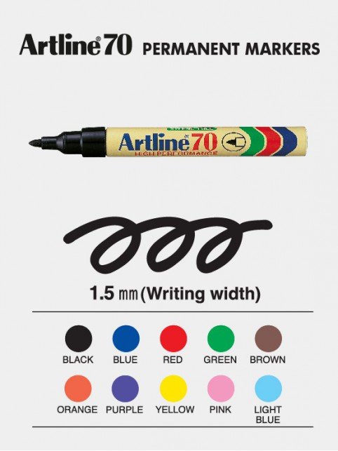 Artline EK-70 箱頭筆-橙