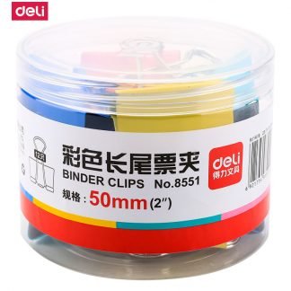 Deli 8551 反尾夾 50mm (12's)