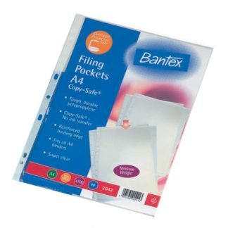 Bantex 2042 文件保護套 A4-100's 0.09mm