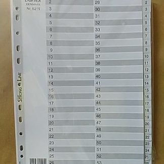 Bantex 6215 分類紙 1-54