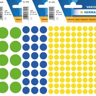 Herma 1836 圓形標籤 8mm -  粉紅