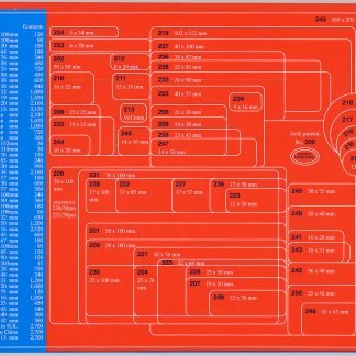 A Label #500 ( RED ARROW )