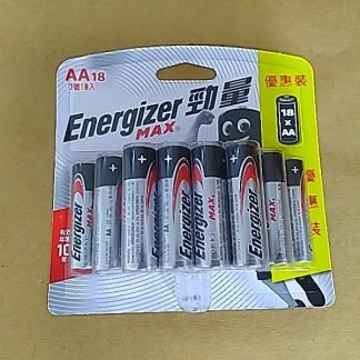 Energizer 鹼性 AA 18粒