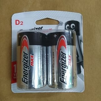 Energizer 鹼性 D 2粒