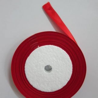 Silk Ribbon 1/2" - red