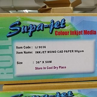 Supa-jet IJ9036 Inkjet Mono Cad Paper 90gsm 36"x50M