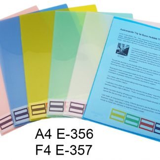 E357 Plastic Folder F4-Whtie