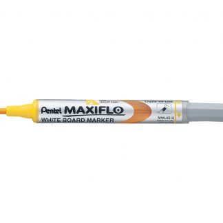 Pentel MWL5S White Board Marker-Yellow(12's)