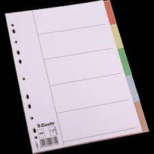 Esselte 44877 5格分類紙